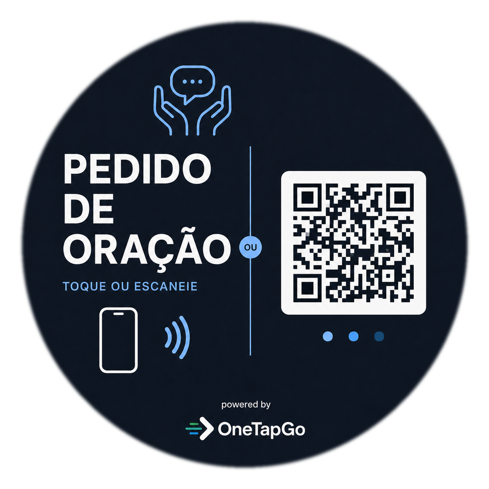 Tag de pedido de oração OneTapGo